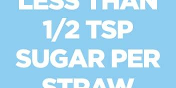 less sugar